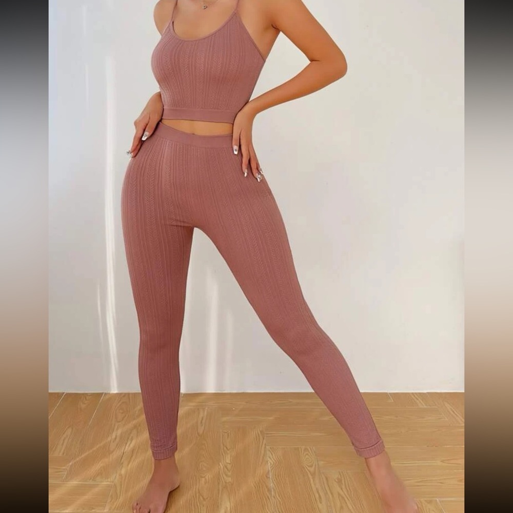 Solid Cami Lounge Set